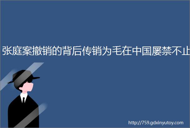 张庭案撤销的背后传销为毛在中国屡禁不止
